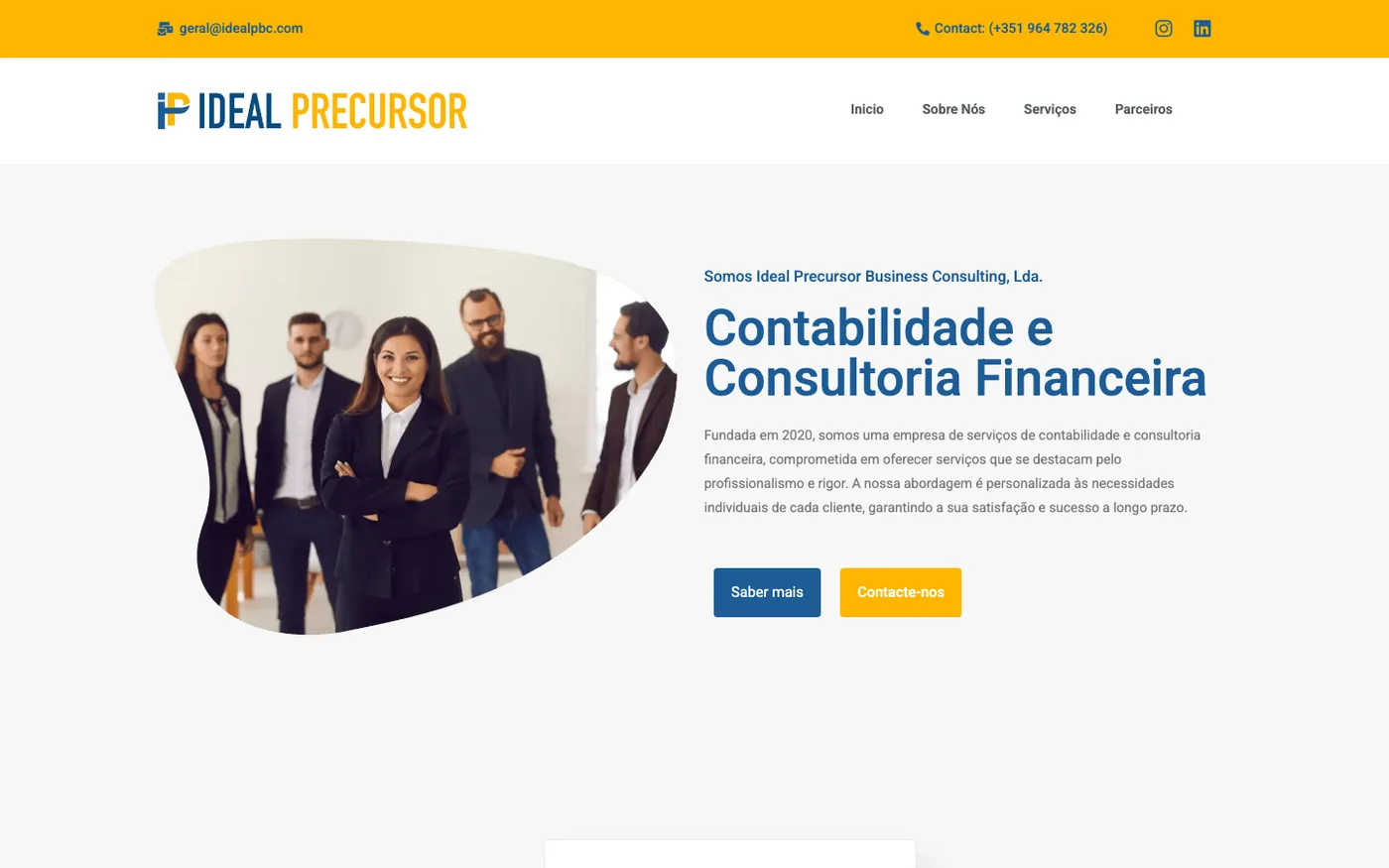 Home do site Ideal PBC