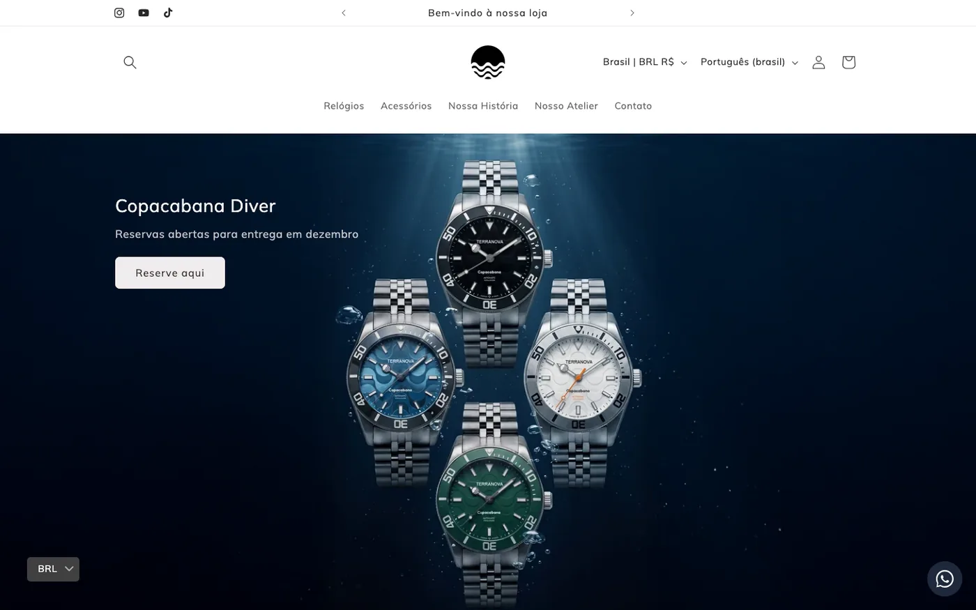 Home do site Terranova Watches